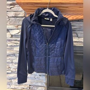 EUC Zella Women's Navy Hybrid Jacket